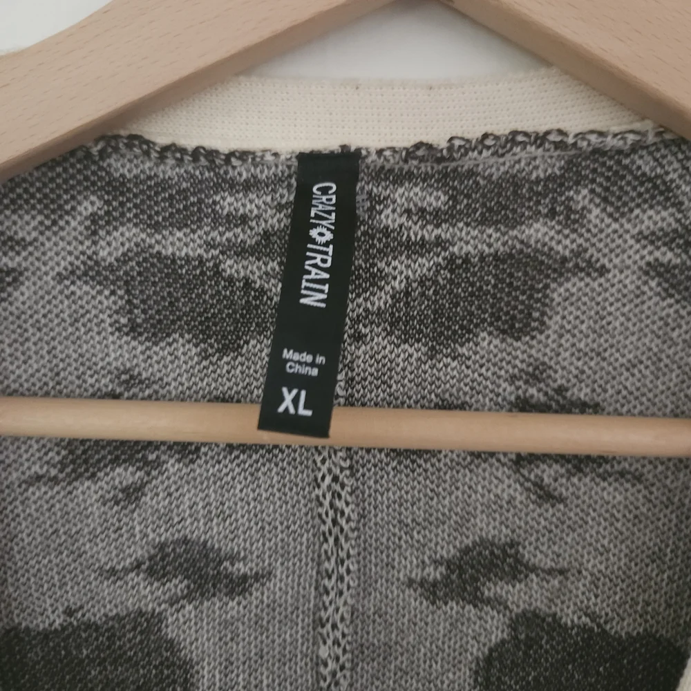 Crazy Train Monochrome Animal Print Cardigan - Picture 3 of 7